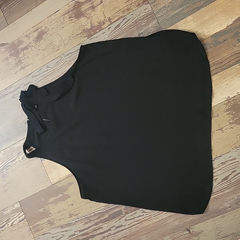 Adrianna Papell Mini Halter Dress Sleeveless Black Womens Size Large